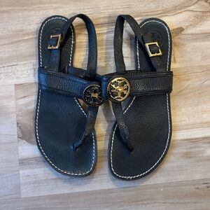 Tory Burch Selma Flat Slingback Thong Sandals